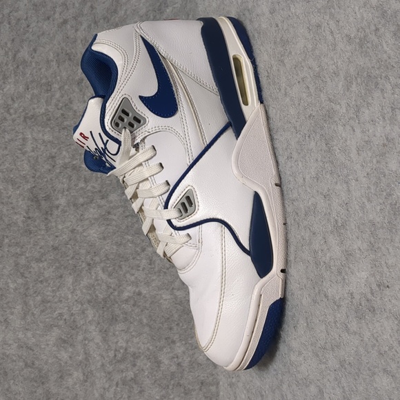 Nike Other - Nike Air Flight 89 Dark Royal Blue White Red Custom Men's Shoes Size 9.5